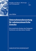 Cover: Unternehmensbewertung f&uuml;r substanzsteuerliche Zwecke - Springer Gabler