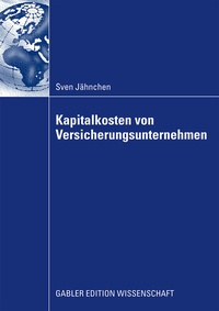 Abbildung von: Kapitalkosten von Versicherungsunternehmen - Springer Gabler