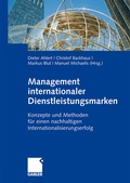 Cover: Management internationaler Dienstleistungsmarken - Springer Gabler