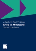 Cover: Erfolg im Mittelstand - Springer Gabler