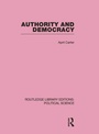 Cover: Authority and Democracy - Routledge