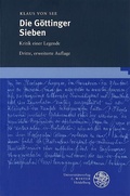 Cover: Die G&ouml;ttinger Sieben - Universit&auml;tsverlag Winter