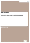 Cover: Grenzen einseitiger Dienstfreistellung - diplom.de