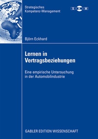 Abbildung von: Lernen in Vertragsbeziehungen - Springer Gabler