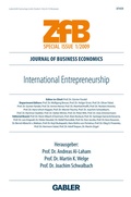 Cover: International Entrepreneurship - Springer Gabler