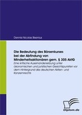 Abbildung von: Die Bedeutung des Börsenkurses bei der Abfindung von Minderheitsaktionären gem. § 305 AkTG - Diplomica Verlag