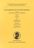 Cover: Die Amtsb&uuml;cher der Universit&auml;t Heidelberg /Acta Universitatis Heidelbergensis / Heft 1 - Universit&auml;tsverlag Winter
