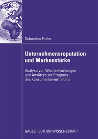 Enlarge image Cover: Unternehmensreputation und Markenstärke - Springer Gabler