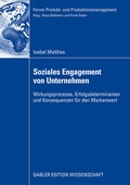 Cover: Soziales Engagement von Unternehmen - Springer Gabler