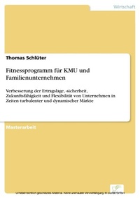 Abbildung von: Fitnessprogramm für KMU und Familienunternehmen - diplom.de