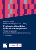 Cover: Professionelles Sales & Service Management - Springer Gabler