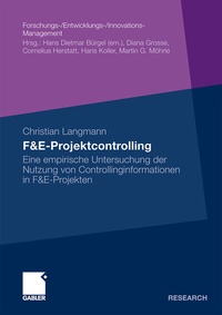Abbildung von: F&E-Projektcontrolling - Springer Gabler