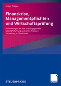 Cover: Finanzkrise, Managementpflichten und Wirtschaftspr&uuml;fung - Springer Gabler