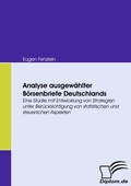 Cover: Analyse ausgew&auml;hlter B&ouml;rsenbriefe Deutschlands - Diplomica Verlag