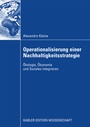 Bild: Operationalisierung einer Nachhaltigkeitsstrategie - Springer Gabler
