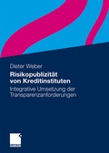 Cover: Risikopublizit&auml;t von Kreditinstituten - Springer Gabler