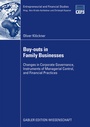 Bild: Buy-outs in Family Businesses - Springer Gabler