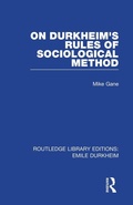 Cover: On Durkheim's Rules of Sociological Method - Routledge