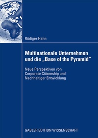 Enlarge image Cover: Multinationale Unternehmen und die "Base of the Pyramid" - Springer Gabler