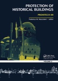 Cover: Protection of Historical Buildings, Two Volume Set - CRC Press