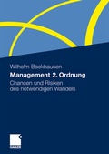 Cover: Management 2. Ordnung - Springer Gabler