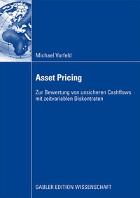 Enlarge image Cover: Asset Pricing - Springer Gabler