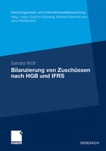 Cover: Bilanzierung von Zusch&uuml;ssen nach HGB und IFRS - Springer Gabler