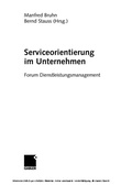 Cover: Serviceorientierung im Unternehmen - Springer Gabler