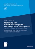 Cover: Bedeutung von Produktionskompetenz im Supply Chain Management - Springer Gabler