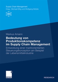 Abbildung von: Bedeutung von Produktionskompetenz im Supply Chain Management - Springer Gabler