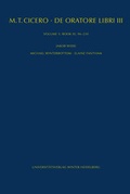 Cover: M. Tullius Cicero: De oratore libri III. Kommentar / Book III, 96-230 - Universit&auml;tsverlag Winter