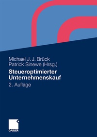 Abbildung von: Steueroptimierter Unternehmenskauf - Springer Gabler