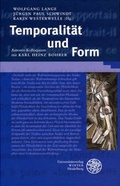 Cover: Temporalit&auml;t und Form - Universit&auml;tsverlag Winter