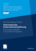 Cover: Internationale Unternehmensf&uuml;hrung - Springer Gabler