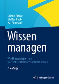 Abbildung von: Wissen managen - Springer Gabler