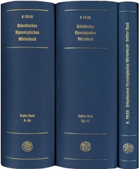 Abbildung von: Griechisches etymologisches Wörterbuch - Universitätsverlag Winter