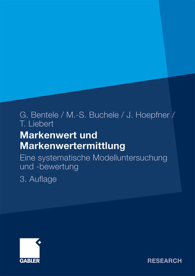 Abbildung von: Markenwert und Markenwertermittlung - Springer Gabler