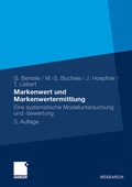 Cover: Markenwert und Markenwertermittlung - Springer Gabler