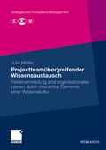 Cover: Projektteam&uuml;bergreifender Wissensaustausch - Springer Gabler