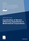 Cover: Coordination of Service Offshoring Subsidiaries in Multinational Corporations - Springer Gabler