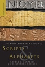 Cover: The Routledge Handbook of Scripts and Alphabets - Routledge
