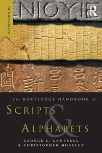 Enlarge image Cover: The Routledge Handbook of Scripts and Alphabets - Routledge