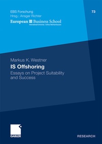 Enlarge image Cover: IS Offshoring - Springer Gabler