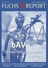Abbildung von: bAV - der neue Versorgungsausgleich - Springer Gabler