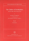 Cover: The G&atilde;th&atilde;s of Zarathushtra / Commentary - Universit&auml;tsverlag Winter