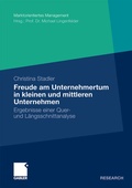 Cover: Die Freude am Unternehmertum in kleinen und mittleren Unternehmen - Springer Gabler