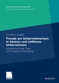Cover: Die Freude am Unternehmertum in kleinen und mittleren Unternehmen - Springer Gabler