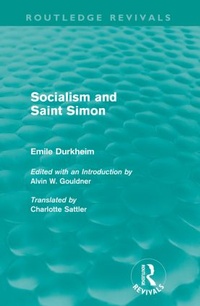 Enlarge image Cover: Socialism and Saint-Simon (Routledge Revivals) - Routledge