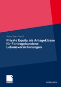 Cover: Private Equity als Anlageklasse f&uuml;r Fondsgebundene Lebensversicherungen - Springer Gabler