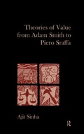 Cover: Theories of Value from Adam Smith to Piero Sraffa - Routledge India